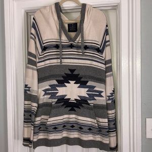 AEO Aztec Hoodie 100% Cotton